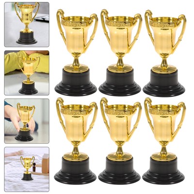  6 Pcs Small Trophies Trophy Cup Mini-Trophäenspielzeug Kind Trophäenornament