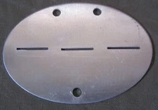 WWII GERMAN SOLDAT BLANK DOG TAG