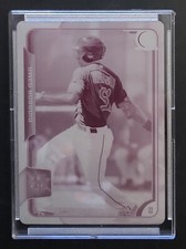 2015 Bowman Chrome 1/1 Amed Rosario Rookie RC Printing Plate NY New York Mets