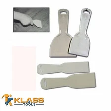 4 Piece Plastic Putty Knife Set, 1-1/2", 2", 3", 4" by KlassTools