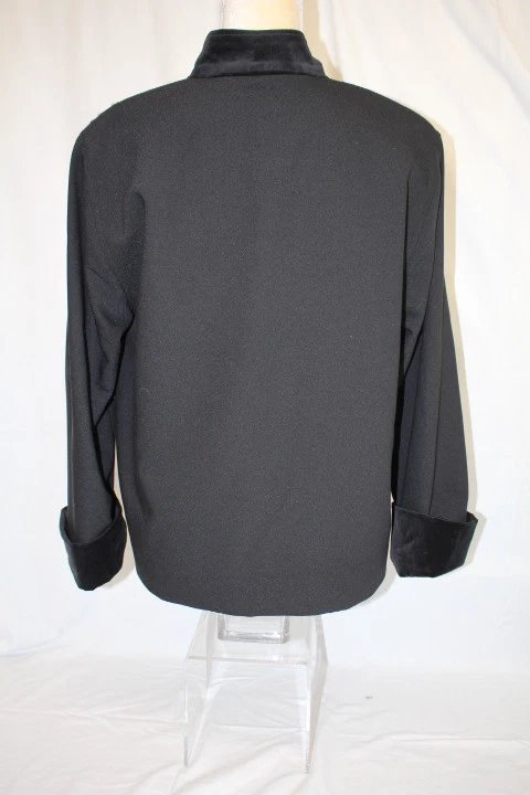 Blazer CAROLYN ROSE Multicolor "Rosas" Jacquard Abotonado Mujer Talla S (138) Foto 3 de 4