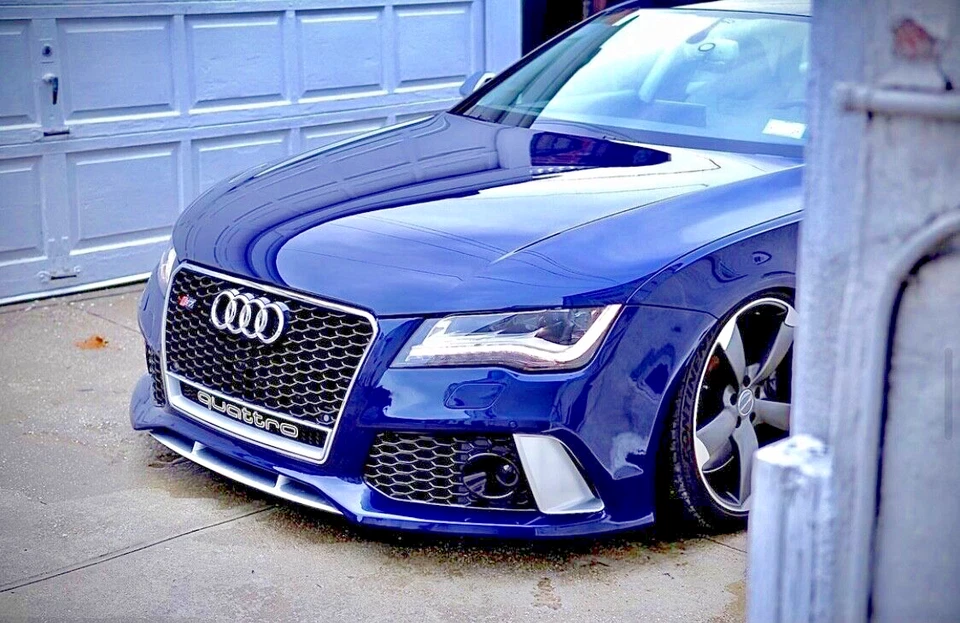 Parachoques delantero BKM RS7 Style Upgrade opción plateada, se adapta a Audi A7 S7 RS7 C7 Foto 4 de 4