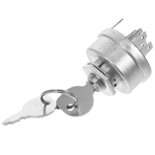 Lawn Mower Start Switch Ignition Replacement with Key Components - Picture 3 of 12