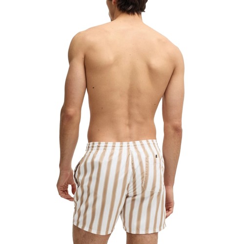 Pantalones cortos de natación BOSS - Pantalones cortos de natación BOSS Piranha para hombre - Floral, rayas - 50508844 - Imagen 7 de 7