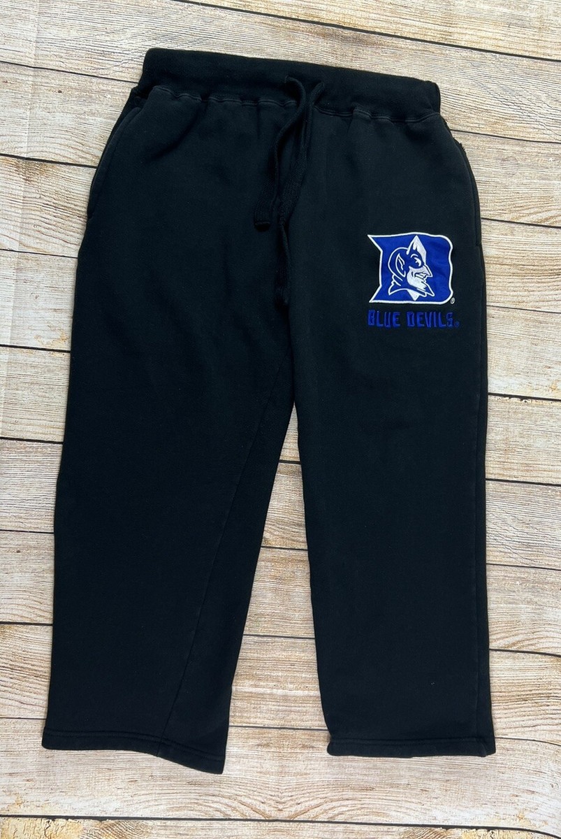Vintage Duke Blue Devils NCAA College Sweatpants Black Small
