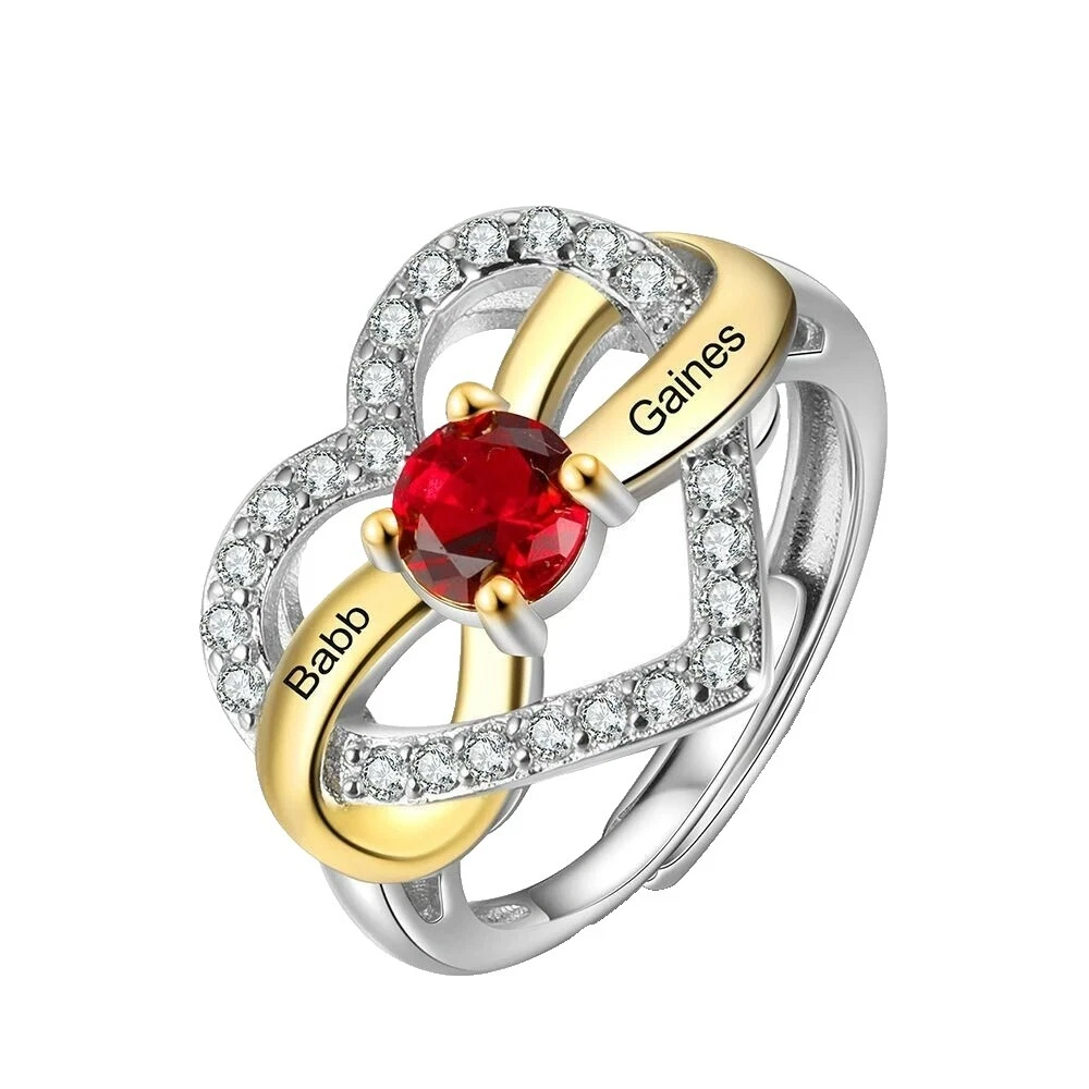Cubic Zirconia Copper Love Fashion Rings