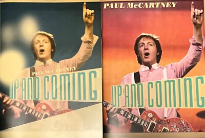 PAUL McCARTNEY Up and Coming Tour Programs FIRST EDITION & RARE Cover ~NEAR MINT