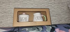 Rae Dunn Sugar and Creamer Set- Magenta Artisan Collection- New in Box- 6.8 oz