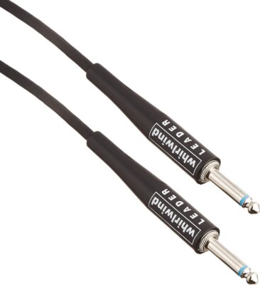 Whirlwind Leader Gitarre/Instrumentenkabel/Leitung Str-Str 10 Fuß schwarz. L15