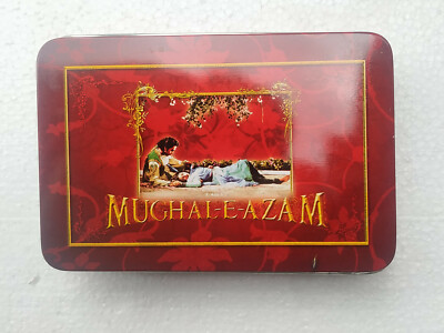 Vintage Zinnbox Bollywood Klassiker Film Mughal-E-Azam Dilip Kumar Madhubala #