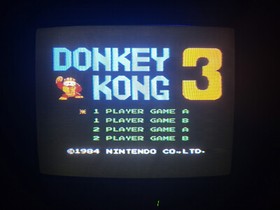 Donkey Kong 3 - Nintendo NES Cartridge - FRA 5-Schraube