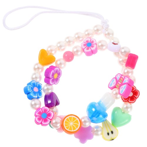 Beaded Mobile Phone Hanging Chain Cellphone Wrist Strap Wristlet - 第 1/12 張圖片