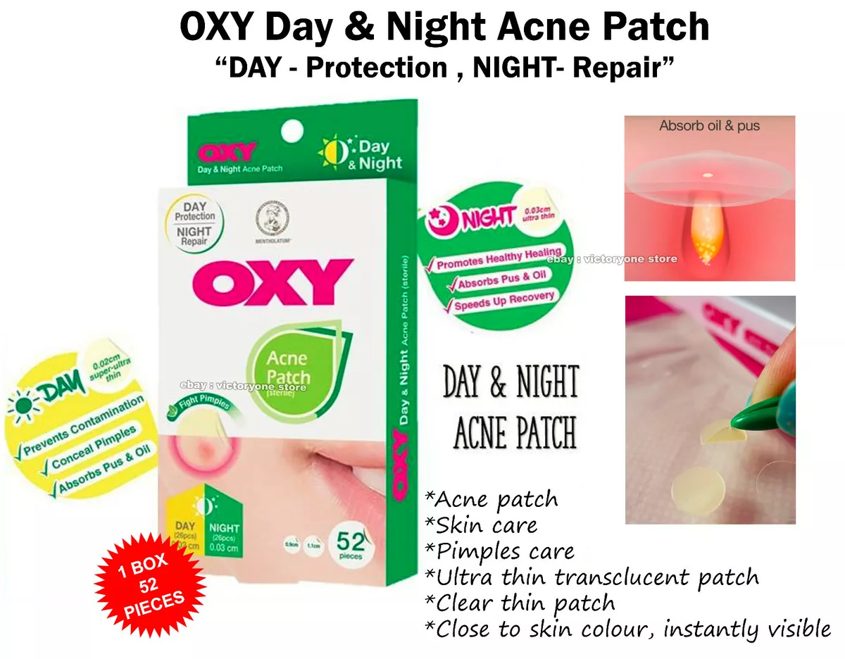 OXY Day Night Protecion Pimple Care Acne Patch Instantly Visible 1 Box 52 Pieces