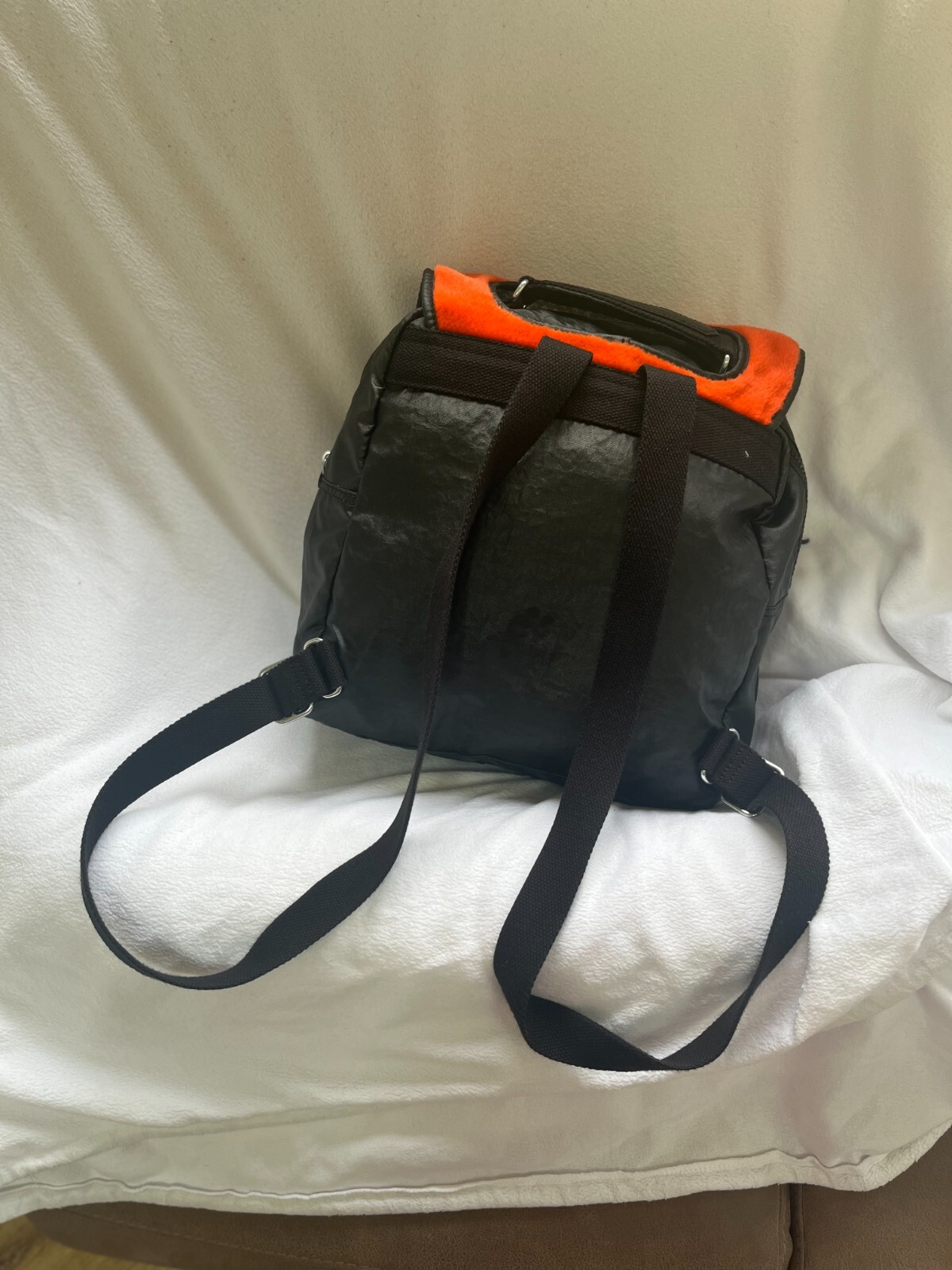 Kipling backpack black orange purple  Limited edi… - image 6