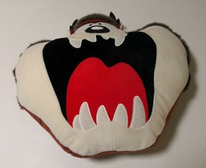 tasmanian devil pillow