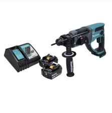 Makita DHR 202 RF Akku Kombihammer 18 V 2,0 J SDS Plus + 2x Akku 3,0 Ah + Lader