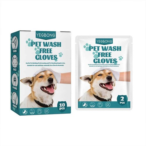 Yegbong Pet Disposable Gloves-Deodorizing and Stain Removing Dry Cleaning Gloves - Picture 1 of 11