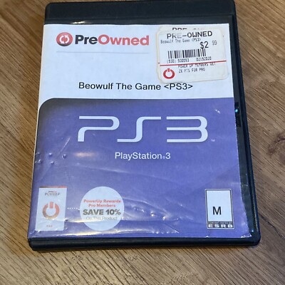 Beowulf The Game (Sony PlayStation 3) PS3 No Manual Ubisoft Generic Case Rated M