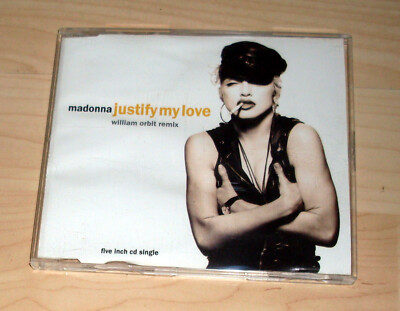 CD Maxi Single - Madonna - Justify my Love - William Orbit Remix