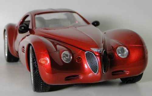 Race Car1 18Racing Racer Custom Built Metal Body Model24Concept12Carousel Red - Picture 2 of 12