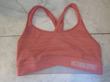 Victoria Sport The Player by Victoria's Secret Coral Sports Bra Women Size Small