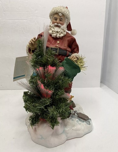 Possible Dreams Clothtique Christmas Glow Santa #15103 Vintage Works - Picture 2 of 10