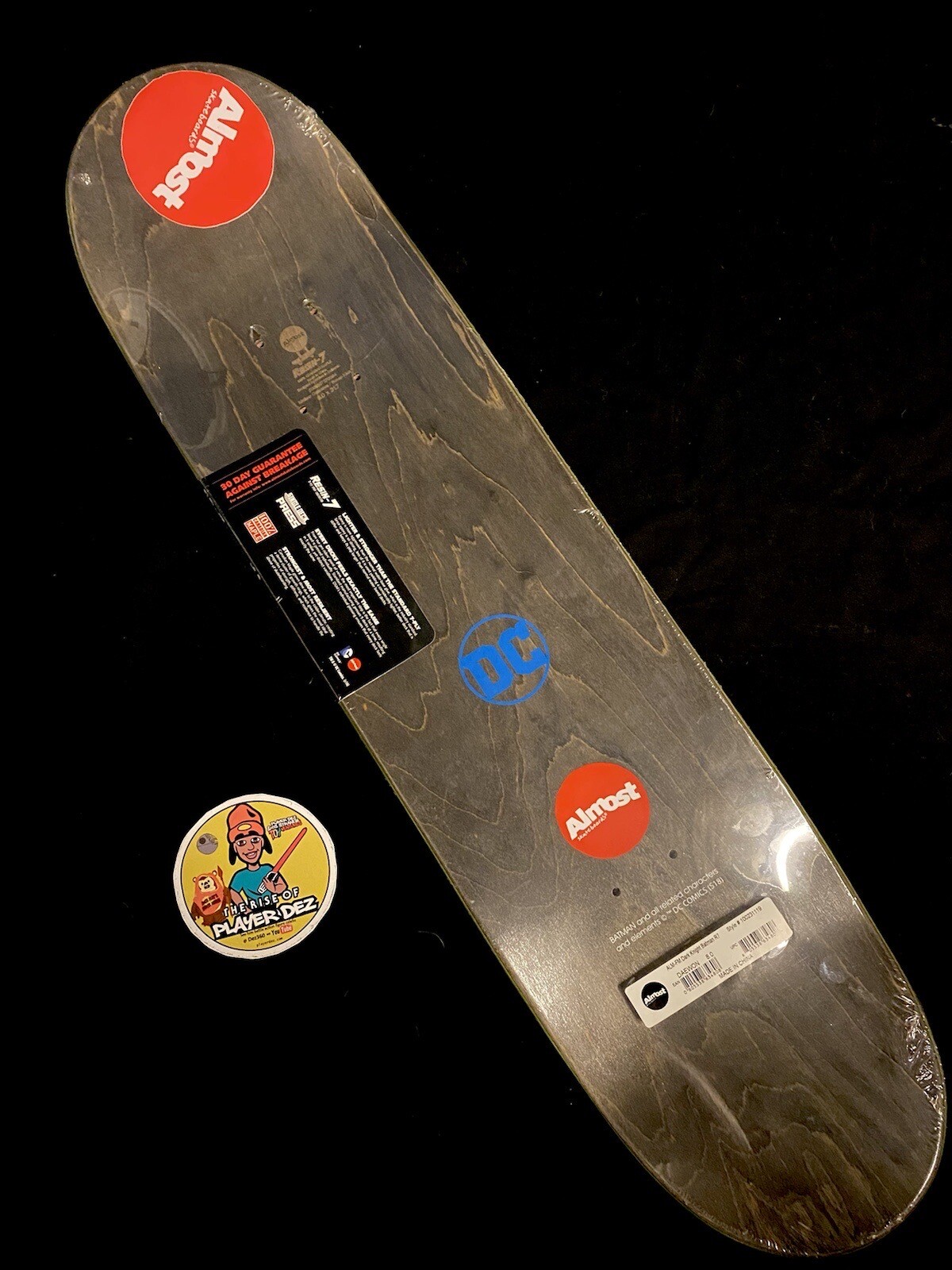 SUPER RARE Batman Daewon Song Almost DC Comics Skateboard Deck Marvel In Shrink