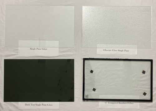 White Amarr Garage Door Window Kit Short Panel Frame Insert Grill Glass Options - Picture 10 of 73
