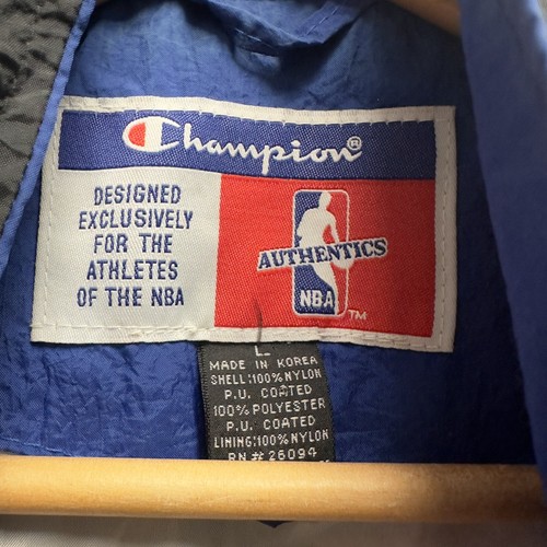 Champion Orlando Magic NBA Authentics 90s Sz L Zip Up Windbreaker Warm Up Jacket - Picture 3 of 5