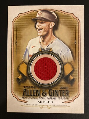 2021 Topps Allen & Ginter's Full Size Relics B AGA-MK Max Kepler