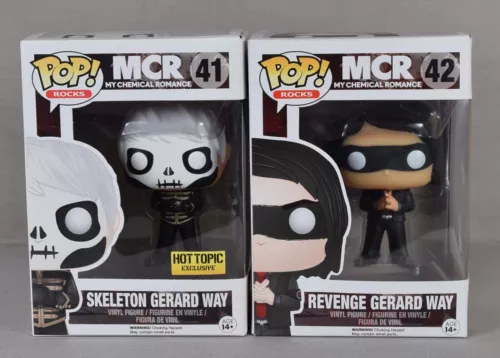 Funko Pop! Rocks Skeleton Gerard Way #41 & Revenge Gerard Way #42