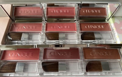 CLINIQUE Blush Blushing Powder Blush, NIB, 100% AUTHENTIC, CHOOSE YOUR SHADE