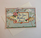 Mary Engelbreit For Your Wedding Shower Greeting Card 1997 Umbrellas Vintage
