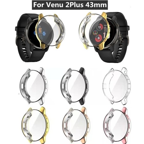 For Garmin Venu 2 Plus Watch Shockproof Bumper Full Case Screen Protector Cover - Afbeelding 1 van 16