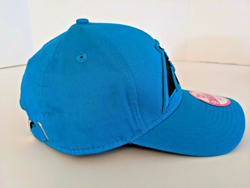 Nuevo sombrero ajustable para mujer NFL Carolina Panthers New Era 9Forty brillo glamour  - Imagen 3 de 9