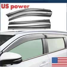 Window Visor Sun Rain Guard Vent Wind Deflector For 2014-19 Toyota Highlander