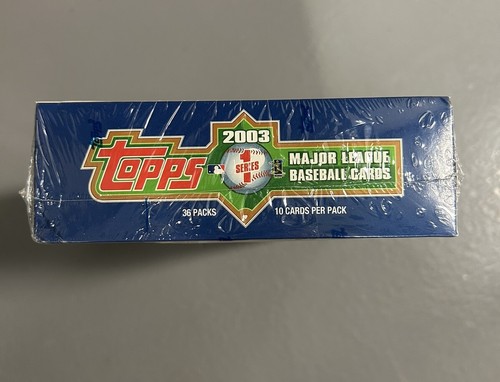 2003 Topps Series One MLB Major League Baseball Cards Factory Sealed Hobby Box - Picture 3 of 6