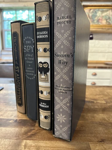 Swann’s Way by Marcel Proust Heritage Press Sandglass 1954 HC Slipcase Illust