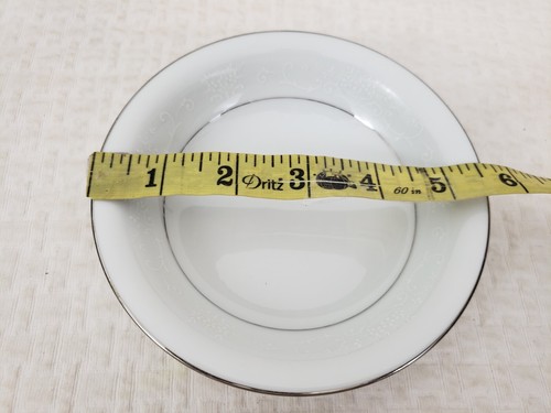 (Ag4) Noritake China Whitehall 6115 Fruit Dessert Sauce Bowl 5.5" Japan Set of 4 - Picture 6 of 7
