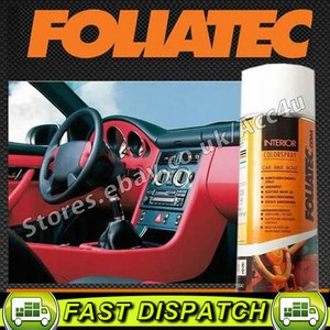 Details About Foliatec Red Car Interior Dashboard Door Panel Plastic Vinyl Spray Paint Can