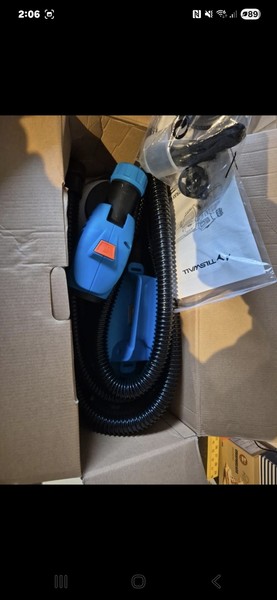 Pistola pulverizadora base piso HVLP con accesorios