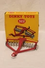 VINTAGE DINKY TOYS # 322 DISC HARROW FARMING TRACTOR MACHINERY DIECAST J53