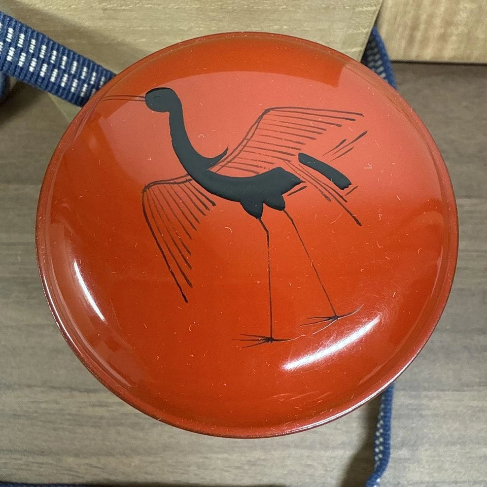 Akebono Natsume by Aoshun Japanese Lacquer Tea Ceremony Matcha Container Foto 3 de 4