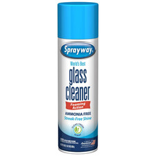 Sprayway Glass Cleaner Ammonia Free Aerosol - 19oz: Fresh Scent, Windows & Mirro 0.27 per fl oz