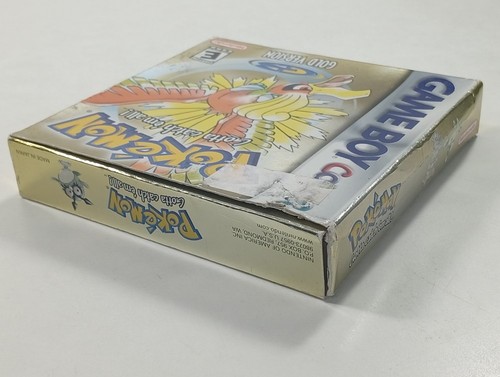 POKEMON GOLD VERSION NINTENDO GAMEBOY COLOR (GBC) USA (KOMPLETT - BOXSCHADEN) - Bild 4 von 9
