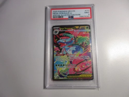 PSA 9 Mega Venusaur EX Special Illustration Rare Mega Evolution