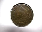1874 US INDIAN HEAD CENT