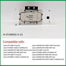 GPU Water Block For Zotac RTX3080 3090 X-GAMING OC/ZT-A30800D-10P Trinity