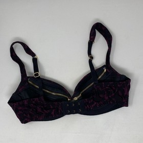Agent Provocateur Madalyn Soiree Purple Black Bra 34C
