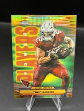 2025 Topps Chrome Power Players Trey McBride Refractor PP-32 Arizona Cardinals